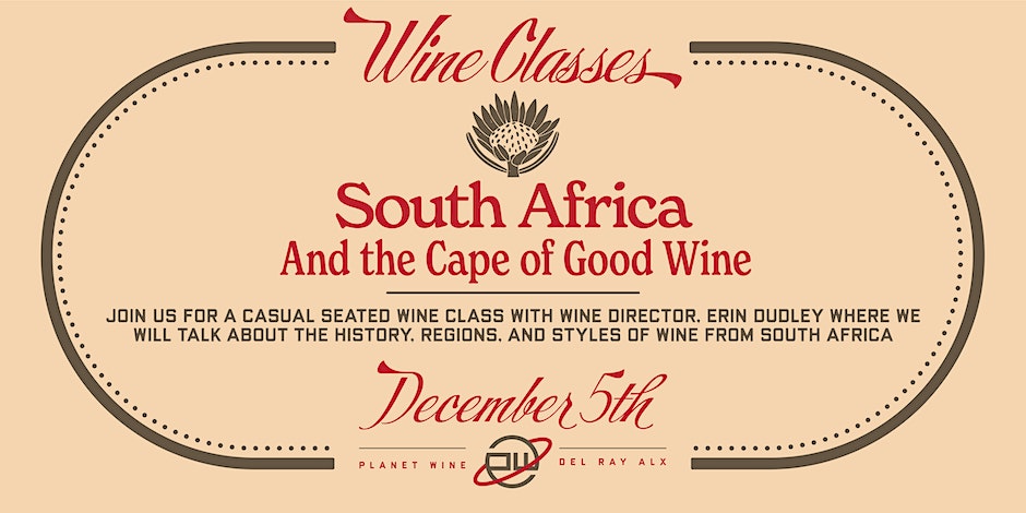 WINE CLASS - South Africa and the Cape of Good Wine