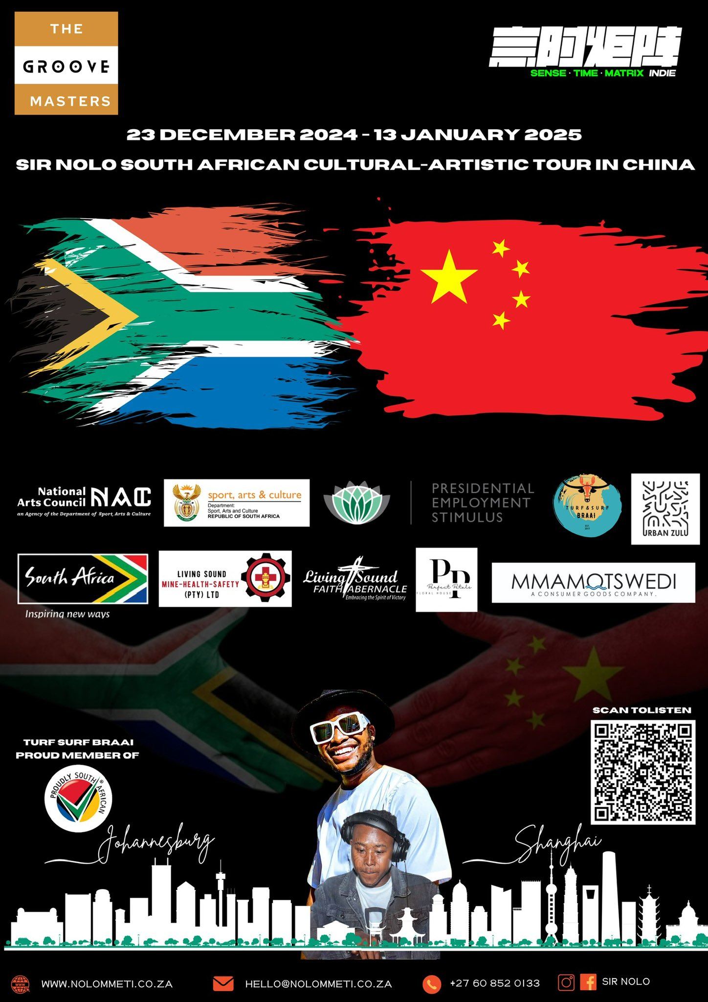 Sir Nolo -South African Cultural and Artistic Tour in China