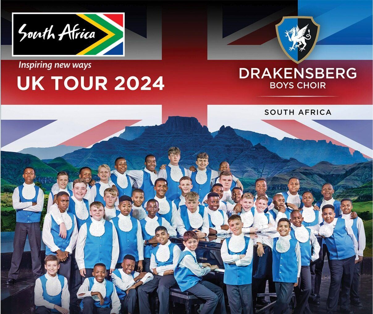 The Drakensberg Boys Choir UK Tour 2024 and Donate to Tour